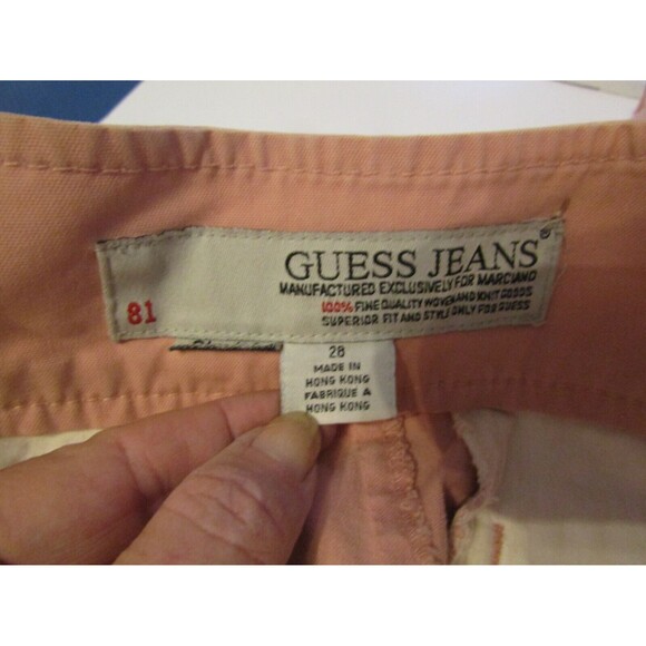 Guess Jeans for Marciano Pink Pants Suit Vintage Jacket Flare Leg Stretch XL 28 - Picture 15 of 16
